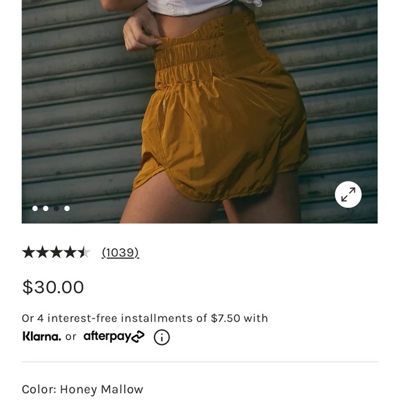 Pair of Free people movement. Way home shorts XS - Picture 5 of 6